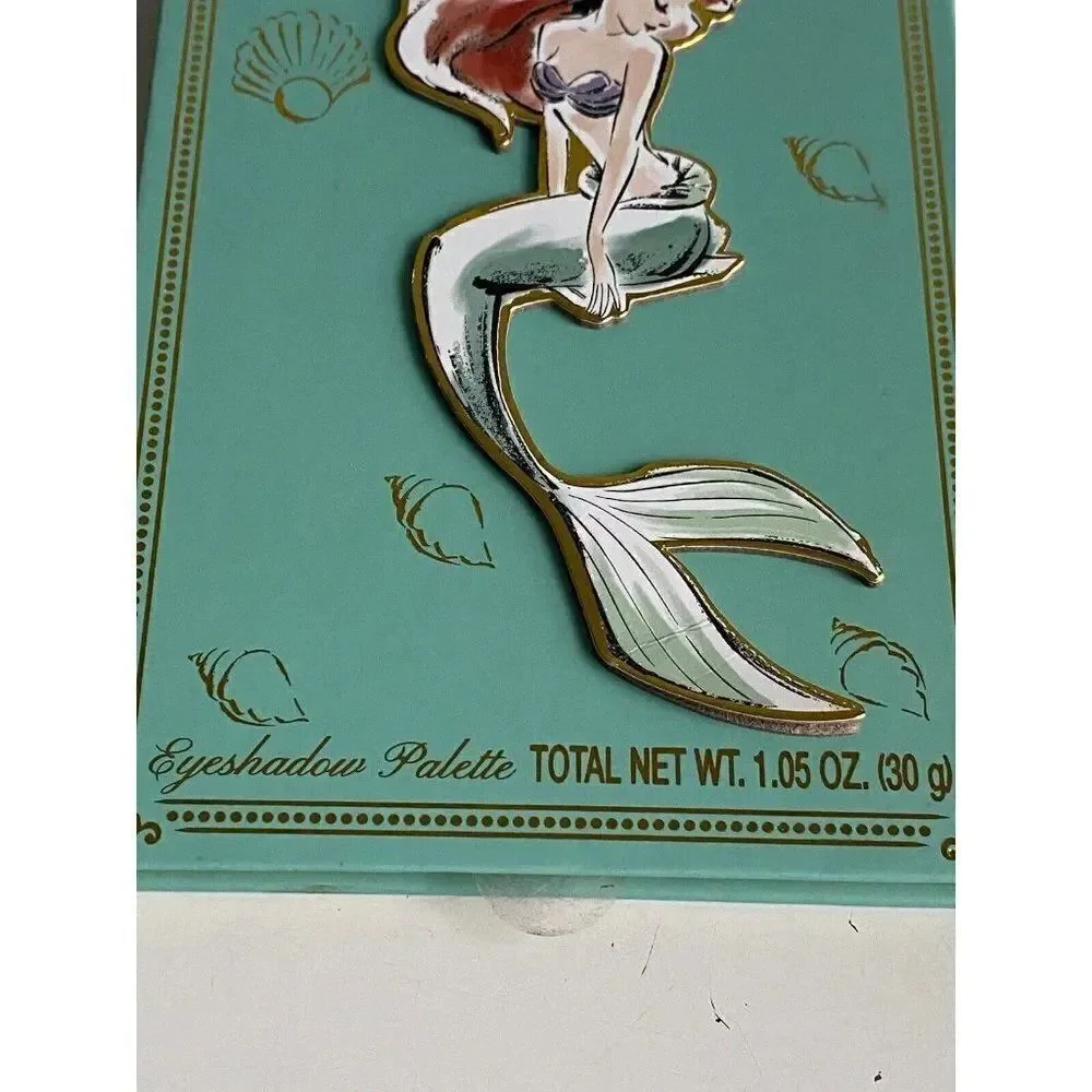 Disney Princess Ariel The Little Mermaid Eyeshadow Palette 12 Shades With Mirror